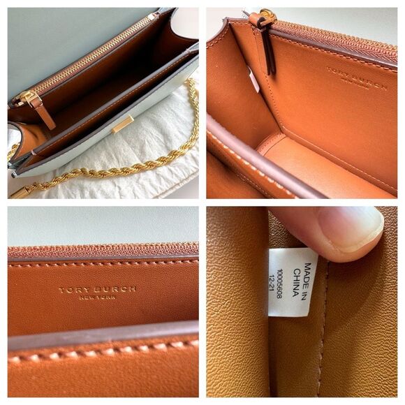 🚫SOLD🚫NWT Tory Burch Eleanor Small Convertible Leather Shoulder Bag - Picture 15 of 17